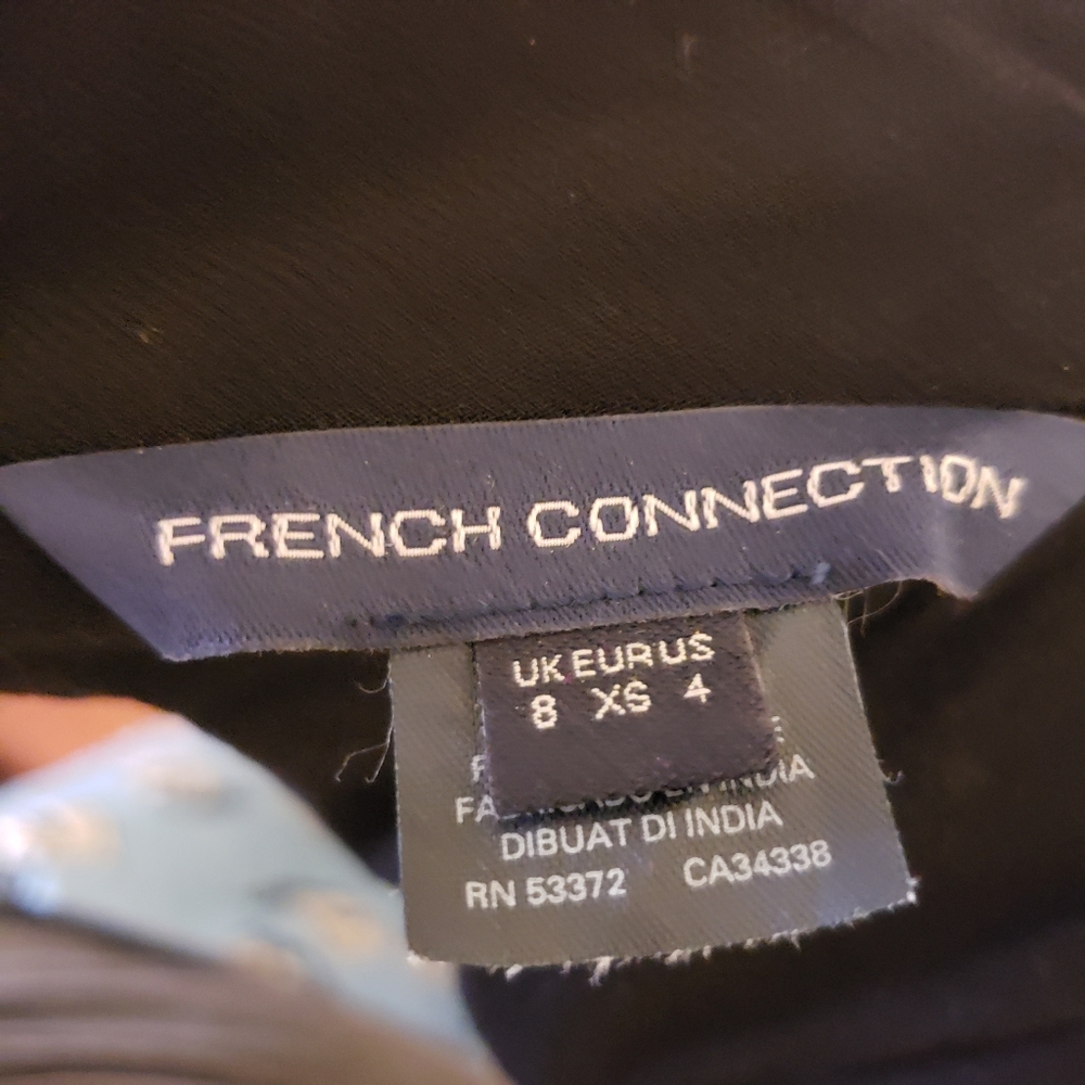 French Connection Ombre Sequin Mock Neck Top Black - Picture 9 of 9